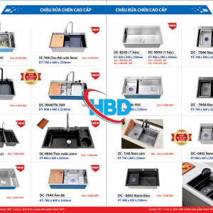 Chậu Rữa Chén Cao Cấp